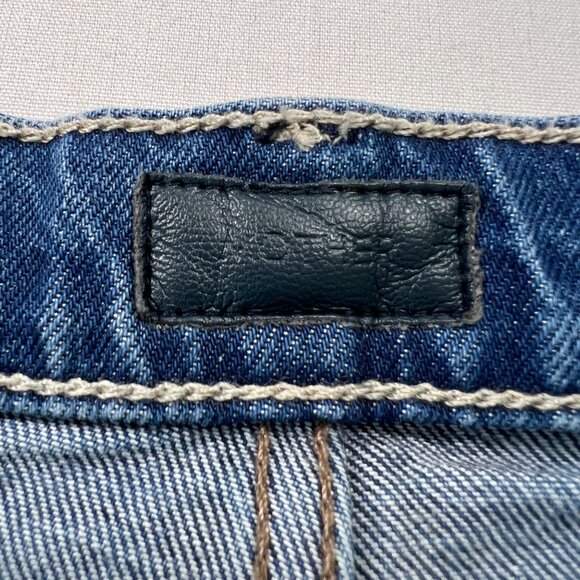 Mother The Checkerboard Duster Flood Cuff Jeans in Bunny Hop Size 29 - Picture 6 of 15